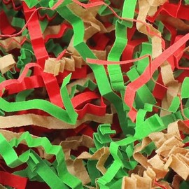 LKQBBSZ Crinkle Cut Paper, Shredded Confetti Paper for Gift Basket Filling Easter Box Wrapping Stuffing Supplies (Mixed)
