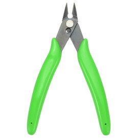 HARFINGTON 5" Flush Cut Pliers Small Precision Wire Cutter Side Cutter Diagonal Cutting Pliers for Jewelry Model Electronic 3D Print, Green