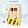 Light Switch Sensory Board Electric Wooden LED Early Education Color