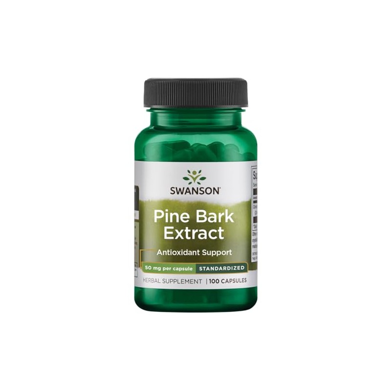 Swanson Pine Bark Extract 50 Milligrams 100 Capsules
