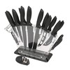 Professional Black Kitchen Knife Set, Chef Knife Set & Steak