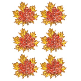 6Packs Luxury Bling Leaf Pin for Mom