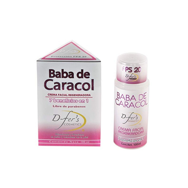 Crema Facial Regeneradora, Baba de Caracol - 100 ml
