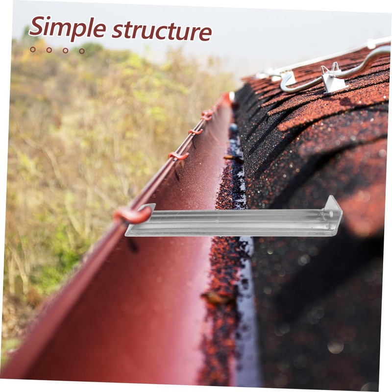 IWOWHERO Aluminum Alloy Gutter Hanger Rain Gutter Support Bracket for
