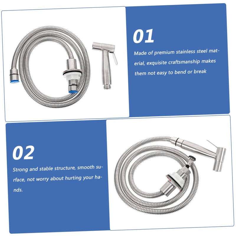 AngoilySink Side Sprayer, Stainless Steel Sink Spray Braces Kit, Sink
