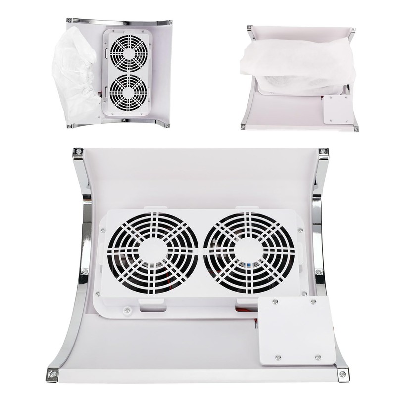 Biutee Nail Dust Extractor 80W Dust Extractor Nail Studio with