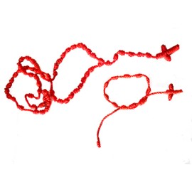 Knotted Rosary Spiritual Bracelet & Necklace Set