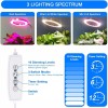 Unbranded Round LED Grow Light Ring Full Spectrum Lamp For