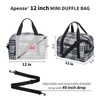Small Gym Bag Carry On Bag - 12 inch Mini