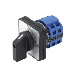 Universal Changeover Selector Switch, Power Transfer Switch, 2 Positions 8 Terminals, LW26-20 C04/2 440V 20A Motor, Water Pump Generators, Rotary Cam Selector