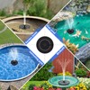 Solar Fountain for Bird Bath, Solar Water Fountain with Multiple