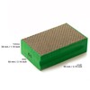 Glass Polish 15003 | Diamond Hand Pad, Hand-Held Sanding Block