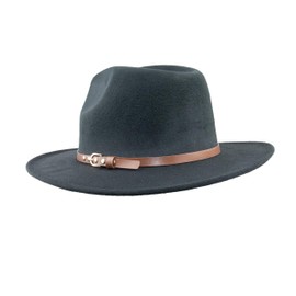 Black Jungle Fargo Fedora Hat Western Rain Hat Outdoor Hat - 60