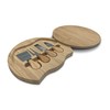 Eternal Living 10” Round Cheese Bamboo Board Set with Cheese