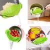 Snap Strainer, Clip on Strainer for Pots Pans, Hands-free Clip-on