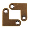 JCBIZ 6pcs 90 Degrees L Shape Flat Corner Bracket 27x10mm