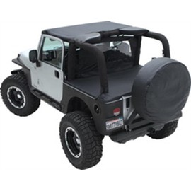 SmittyBilt SPARE TIRE CVR DEN BLK - SB773215