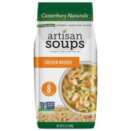 Canterbury Naturals Artisan Soup Mix, Chicken Noodle Soup Mix, Non-GMO, Makes 8 Servings, 6.5-Ounce Bag (Pack of 3)