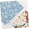 jojofuny 3 Sheets DIY Fabric Foil Print for Quilting Sewing