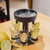 Shot Glass Dispenser and Holder Multiple 6 Shot Dispenser Bar