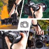 Camera Wrist Strap for Photographers (Black+Green)