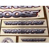 Mongoose OLD MID SCHOOL MONGOOSE VILLAIN COMPLETE STICKER DECAL SET