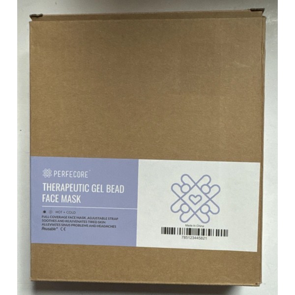 Perfecore Theraeutic Gel Bead Face Mask - Reusable - New