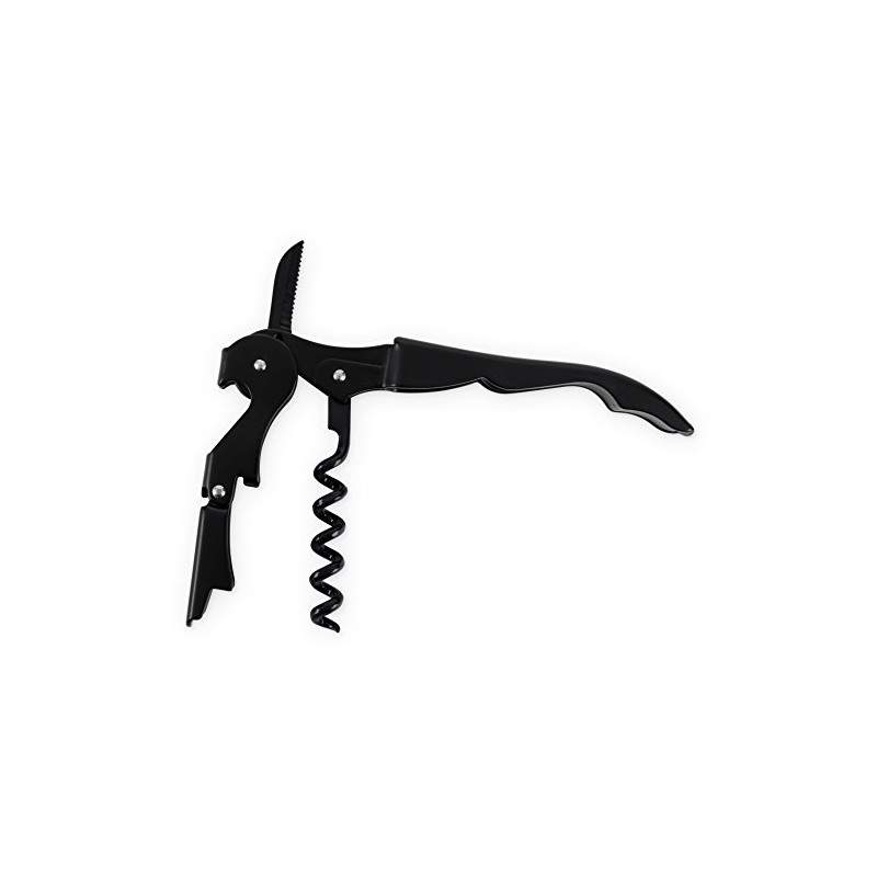 True Decor Truetap: Double-Hinged Corkscrew Wine Bottle Opener, One Size,