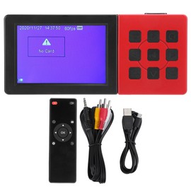 3in HDMI+AV Video Game Capture Playback Box 1080P 60 Frame Recorder Mini Memory Card