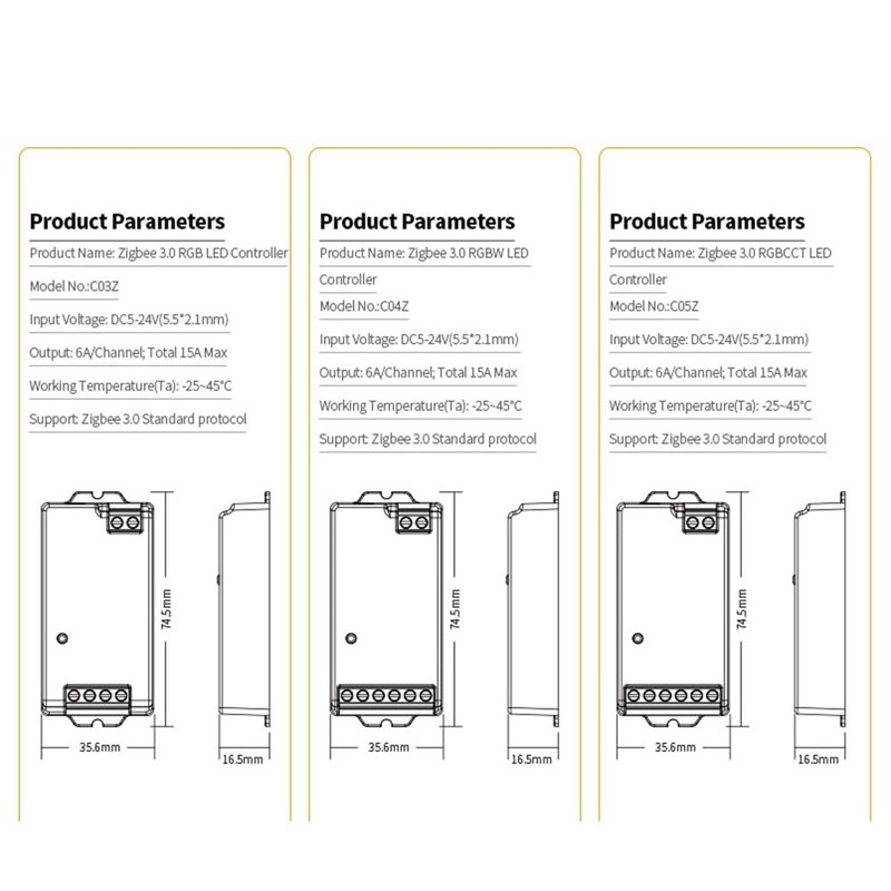 Peakloong Light Strip Controller RGB Light Strip Controller TUYA Smart