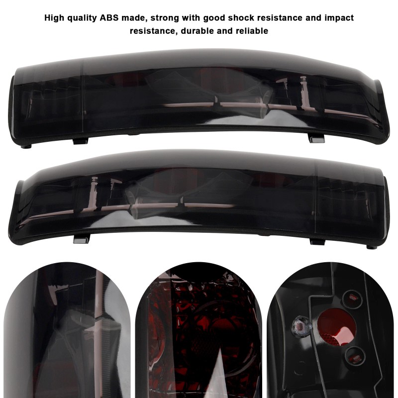 LIANGREN Tail Lights for 1988-1998 Chevy GMC C/K 1500 2500