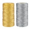 G2PLUS 200M Decorative Metallic String - 1.5mm Gold and Silver