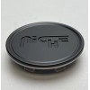 Niche Matte Black/Gloss Black Logo Snap In Wheel Center Cap