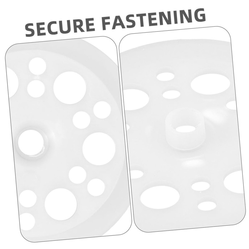 NOLITOY Stainless Plastic Washers 200pcs Set Keyhole Flat for Insulation