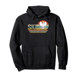 Ski Polish Surname Poland Heritage Polski Eagle Dyngus Day Pullover Hoodie