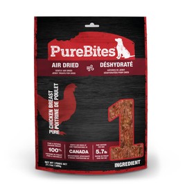 PureBites Chicken Jerky Dog Treats, 1 Ingredient, Made in Canada, 21.1oz