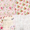 GLKTOPO Strawberry Theme 6-inches Scrapbooking Paper, 24 Sheets Single-Side Printing