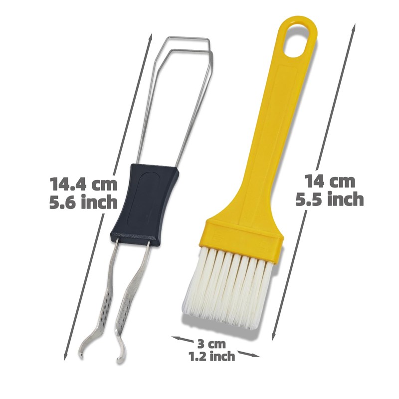 Atdcoek Keycap Puller Switch Pluller with Keyboard Cleaning Brush for