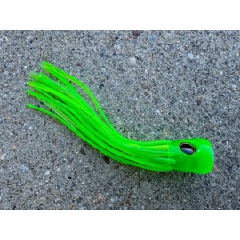 TACKLEWORKS Mini Chugger Scoop Head 5.5" Fishing Lure Ballyhoo Marlin - Green