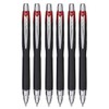 Uni Ball Red Jetstream Retractable Broad Rollerball Pen 1mm Nib