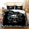 AILONEN Boys Skull Duvet Cover Set Queen Size, 3 Pieces