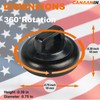 CANAANIN Magnetic Cable Zip Tie Mounts Clips Multipurpose Zip Ties