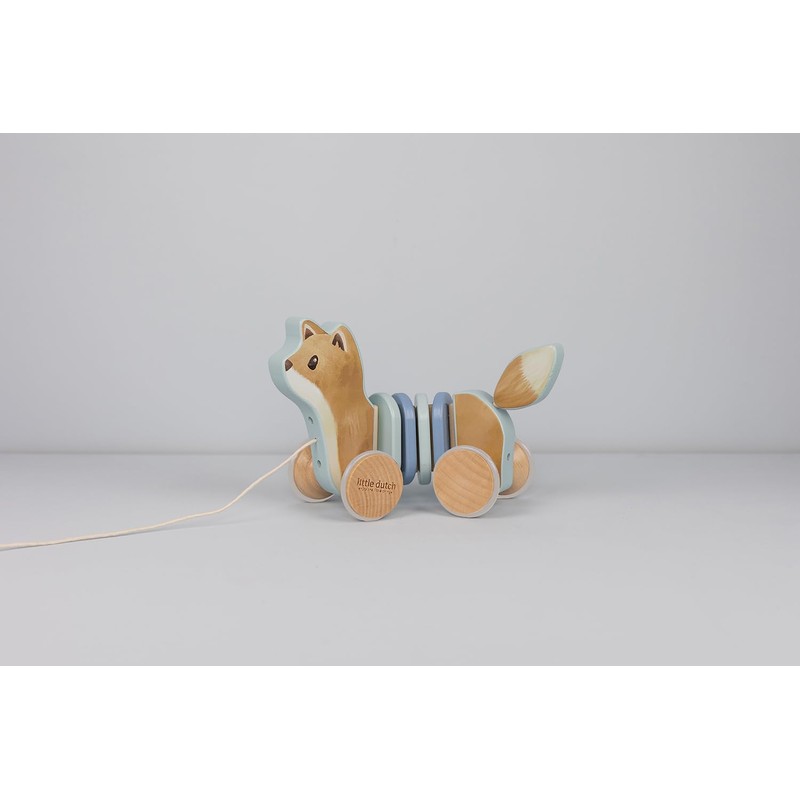 Little Dutch Forest Friends 7257 FSC Wooden Pull Along Animal