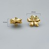 MFYS Solid Brass Flower Knob Handles for Cabinets and Flower