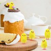 Beavorty 60pcs Easter Chicks Figurines Mini Easter Chicks Fluffy Mini