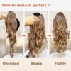 PORSMEER Ponytail with Clip, Claw Clip-In Hair Extensions, Claw Long