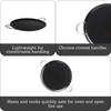 IMUSA 11in Carbon Steel Nonstick Round Comal with Metal Handles,