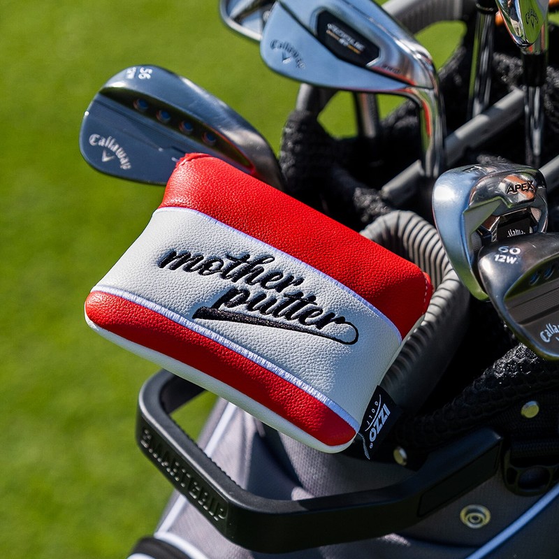 IZZO Golf Funny in Your Face Mallet Putter Headcover -
