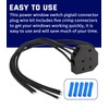 Power Window Switch Pigtail 5-Way Connector Plug Wire Kit for