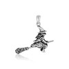 NKlaus Witch Necklace Pendant 925 Sterling Silver Size: 3 cm